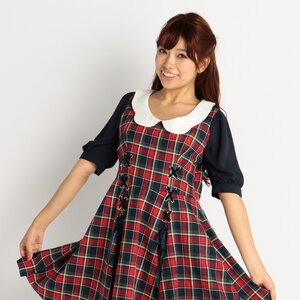 LIZ LISA Tartan Dress Navy
