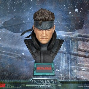 Metal Gear Solid Solid Snake Life-Size Bust: Standard Edition Statue [Pre-order]
