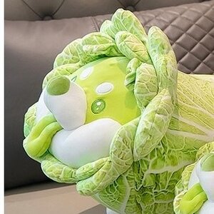 Vegetable Fairy Series Cabbage Dog 45cm Plush
