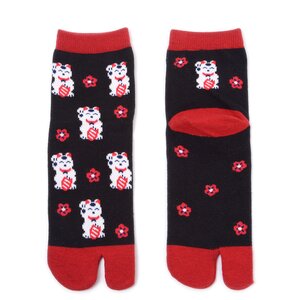 Nagomi Modern Women's Tabi Socks Maneki-neko A