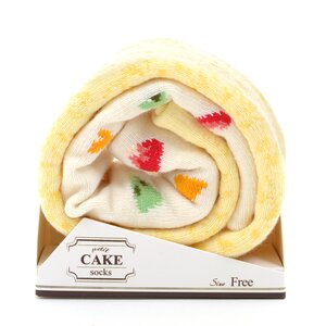 Petit Cake Socks Plane Roll Cake