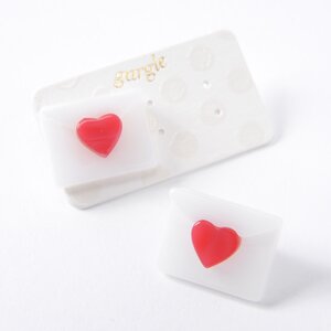 gargle Love Letter Earrings Red