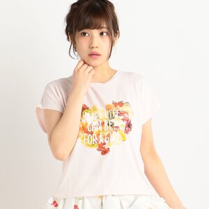 LIZ LISA Fruit Print T-Shirt Pink