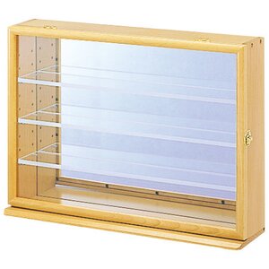 Wide Wooden Collector's Case