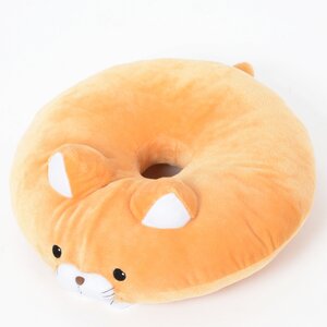 Hige Manjyu Dodeca Cat Donut Cushion Fukunyan
