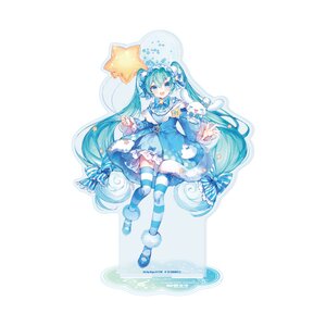 Hatsune Miku x Cinnamoroll Big Acrylic Stand Collaboration Illustration [Pre-order]