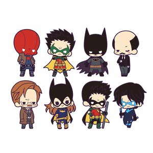 DC Universe Rubber Strap Collection: Batman Family Box Set