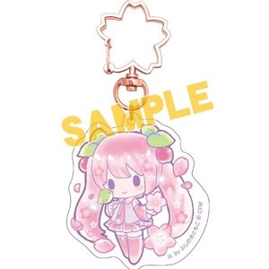 Vocaloid Acrylic Keychain Collection: Tomoko Fujinoki Ver. Sakura Miku