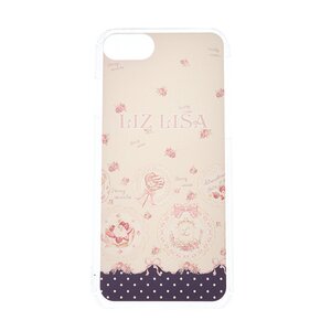 LIZ LISA Sweet Plates Pattern iPhone Case White