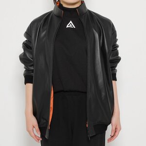 Ghost in the Shell Motoko Black Lamb Leather Blouson XL