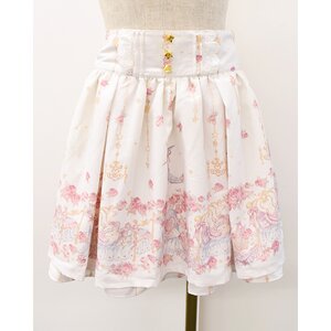 LIZ LISA Goodnight Rabbit Sukapan Skirt White