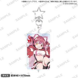 hololive Presents VTubers Raving About Faves! Happiness World Connecting Playing Cards Keychain Collection Houshou Marine B