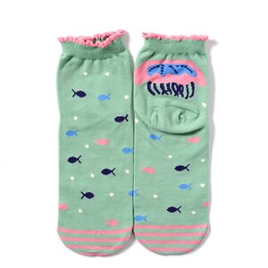 High-Cut Jellyfish Socks Light Green