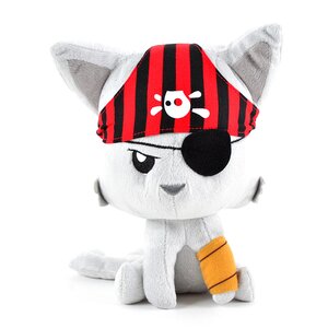 Tentacle Kitty 8" Pirate Kitty Plush