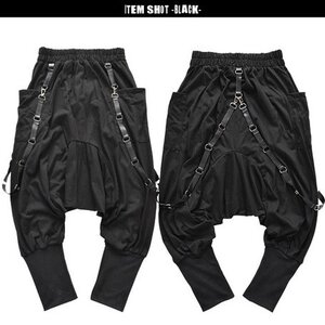 ACDC RAG R-Belt Sarouel Pants w/ Suspenders Black