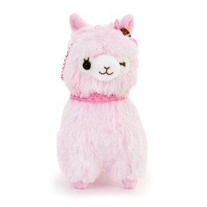 Alpacasso Girly Lace Ribbon Alpaca Plush Collection (Ball Chain) Momo-chan