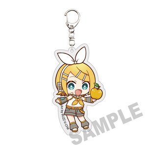Hatsune Miku × Hirosaki Apple Die-cut Acrylic Keychain Kagamine Rin Art by BUZZ [Pre-order]