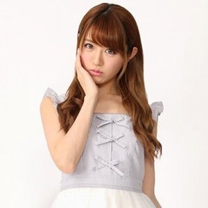 Ank Rouge Ribbon Gingham Tulle Dress Gray