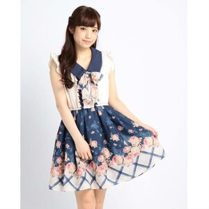 LIZ LISA Sleeping Beauty Floral Dress Navy
