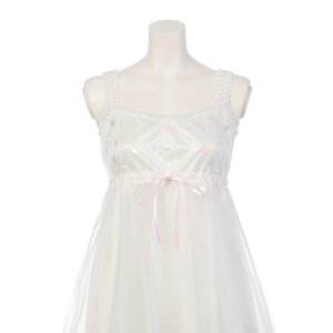 Swankiss Kira Kira Camisole-Style Dress White