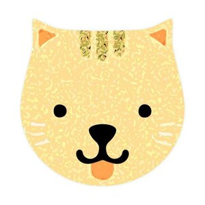 Animal Face Hook Collection Tabby Cat