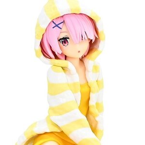 Re:Zero -Starting Life in Another World- Ram: Roomwear Yellow Color Ver. Noodle Stopper Figure