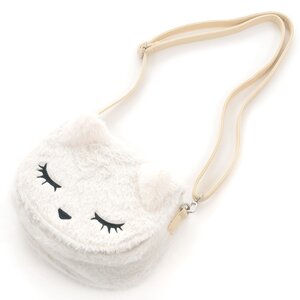 Osumashi Pooh-chan Fur Shoulder Bag Ivory