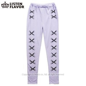 LISTEN FLAVOR Lace-Up Illusion Leggings LVD