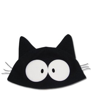 FLCL Takkun Black Cat Fleece Cap