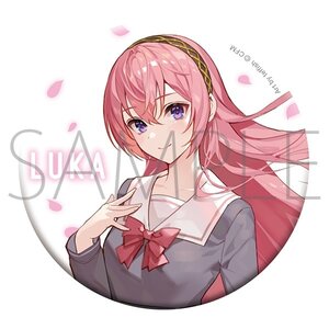 Hatsune Miku Series teffish School Uniform Pin Badge  Megurine Luka