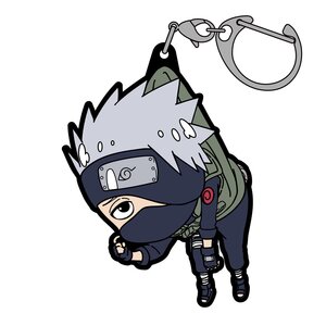 Naruto Shippuden Kakashi Hatake: Troubled Face Ver. Tsumamare Keychain Collection