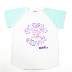 milklim Cotton Candy T-shirt White/Mint Green