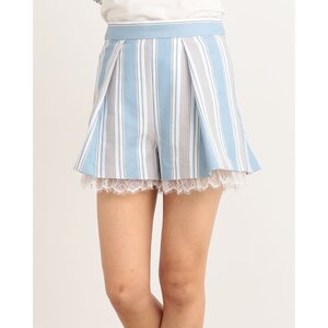 LIZ LISA Multi Stripe Shorts Blue