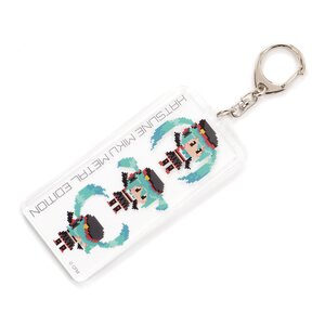 Hatsune Miku Metal Edition Acrylic Keychain Pixel Art