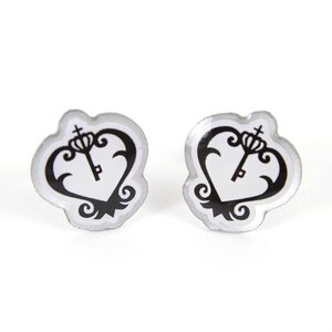 Black Butler Sebastian's Watch Emblem Earrings