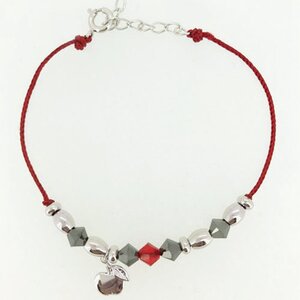 Tales Series Velvet Crowe Cord Bracelet 