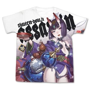 Fate/Grand Order Assassin/Shuten Douji Full-Color White T-Shirt L