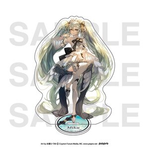 Piapro Characters Hatsune Miku Symphony Collaboration Cafe 10th Anniversary Party Life-Size Acrylic Stand Hatsune Miku [Pre-order]