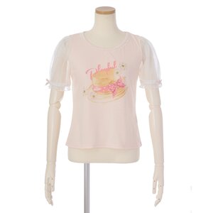 LIZ LISA Boater Print T-Shirt Pink