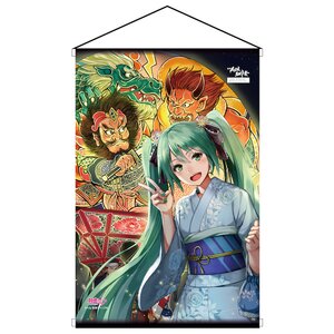 Hirosaki Neputa 300th Anniversary Festival x Hatsune Miku Tapestry Collection Art by Kurojishi