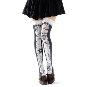 Zettairyoiki Flora Thigh-High Tights
