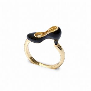 Lilou High Heel Ring Size 11 Black