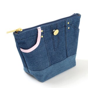 FLAPPER Denim Pants Pouch Blue
