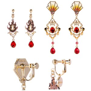 MAYLA Demon Slayer: Kimetsu no Yaiba Iconique Ear Object Complete Set Kyojuro Rengoku Clip-on Earrings