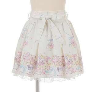 LIZ LISA Wrapping Sukapan Skirt White