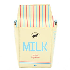 FLAPPER Milk Carton Shoulder Bag Ivory