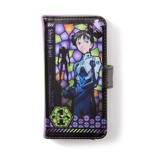 Rebuild of Evangelion Stained Glass iPhone 6/6s Character Flip Cases Shinji