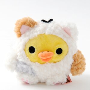 Nonbiri Neko Rilakkuma Sitting Plushies Kiiroitori