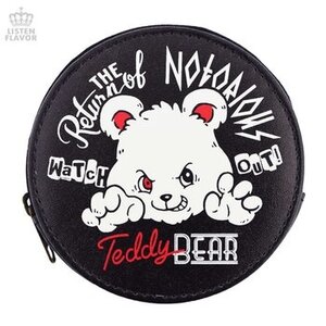 LISTEN FLAVOR Original Coin Case Black