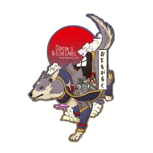Capcom x B-Side Label Monster Hunter Sticker Collection Vol. 6 Palamute Ukiyo-e